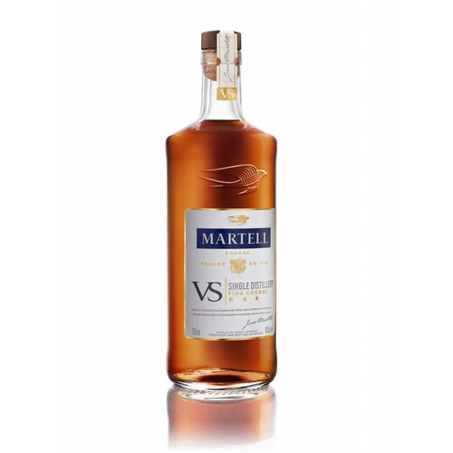 Caja de 6 Cognac Martell VS Single D 700 ml 