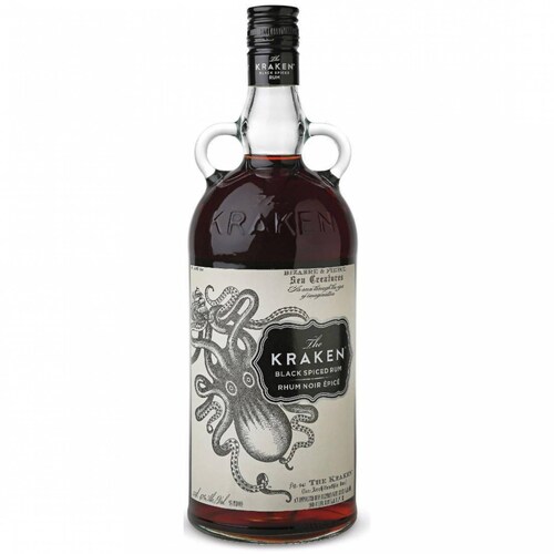Caja de 12 Ron Kraken 750 ml 