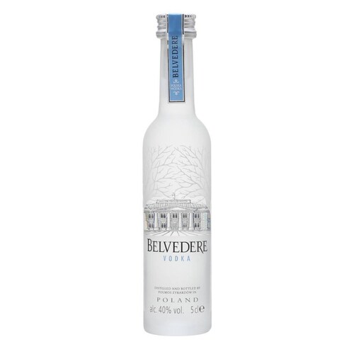 Caja de 60 Vodka Belvedere Mini 50 ml 