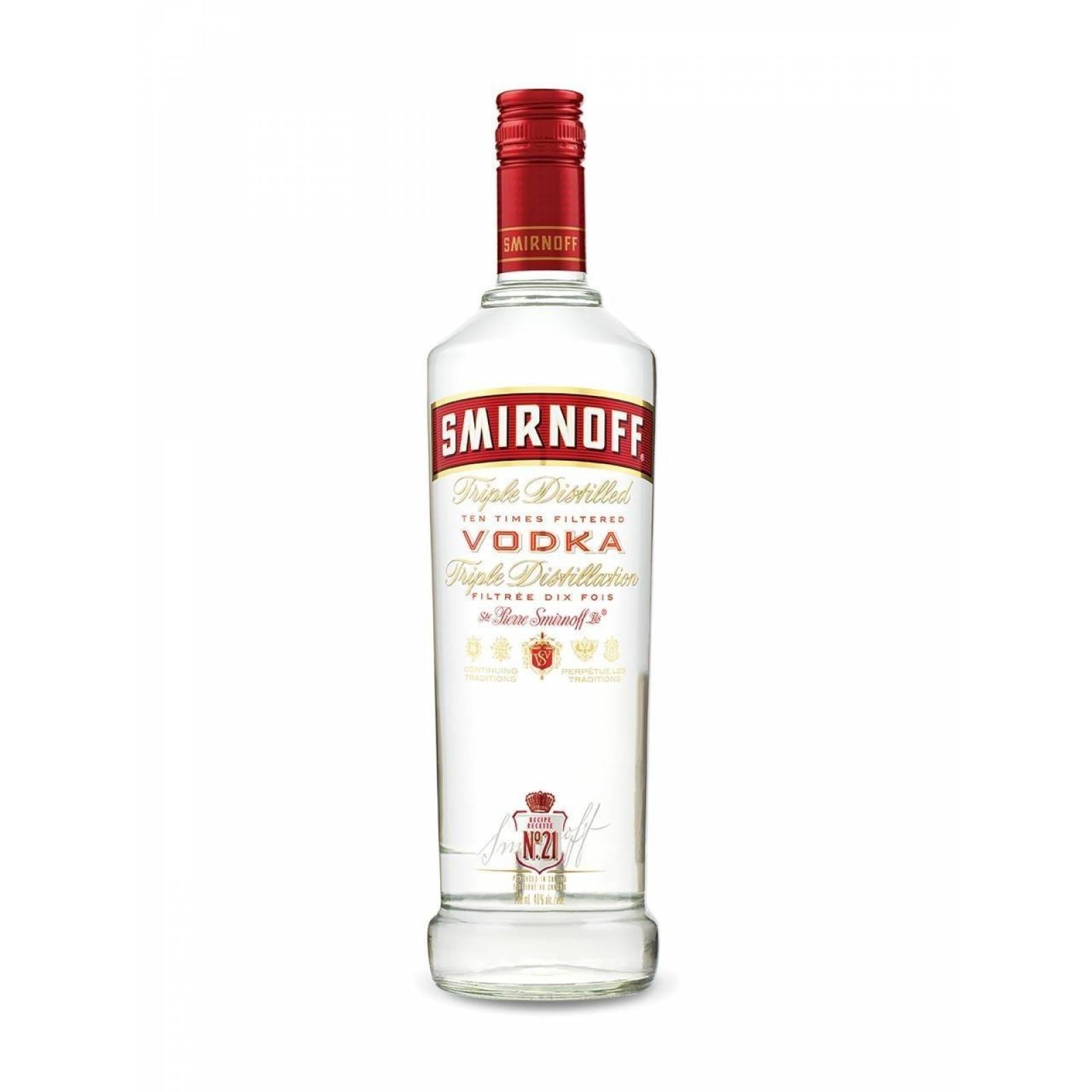 Caja De 12 Vodka Smirnoff 1 L Sears