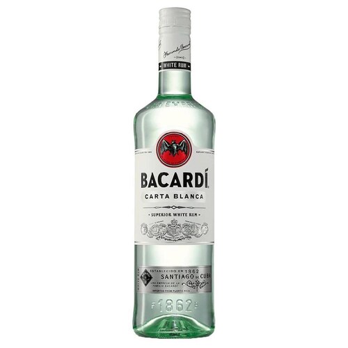 Ron Bacardi Carta Blanca 980 ml 