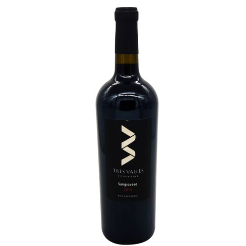 Vino Tinto Tres Valles Sangiovese 750 ml 