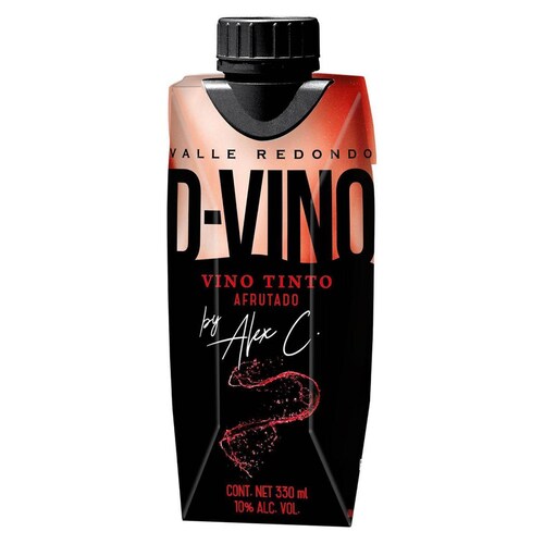 Vino Tinto D-Vino Afrutado 330 ml 