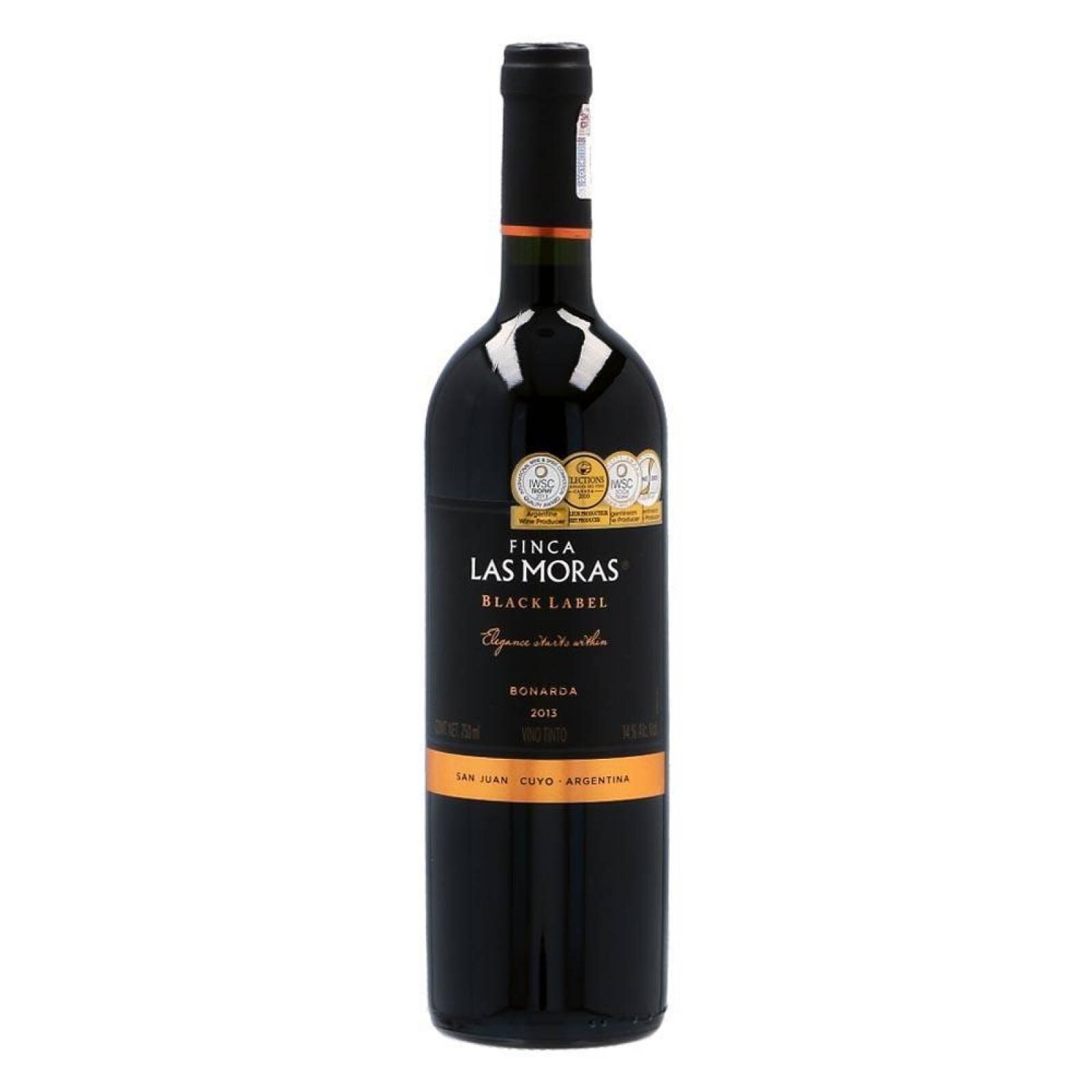 Vino Tinto Las Moras Black Label Bonarda 750 Ml - Sears