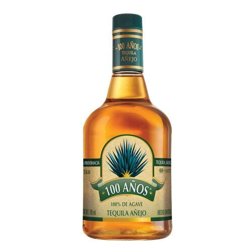 Caja de 12 Tequila 100 años Reposado 700 ml 