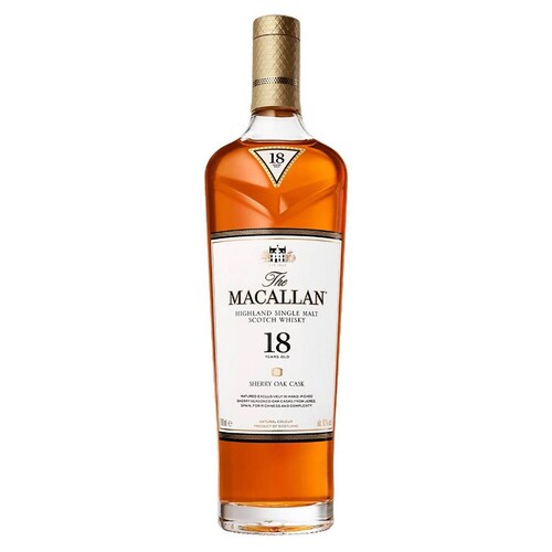 Whisky The Macallan Single Malt 18 Años Sherry Oak 700 ml 