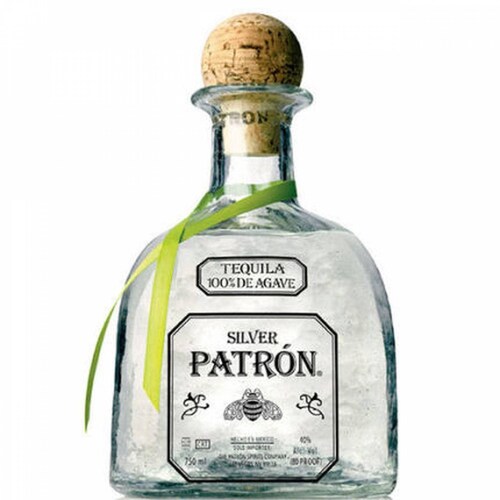 Caja de 12 Tequila Patrón Blanco Silver 750 ml 