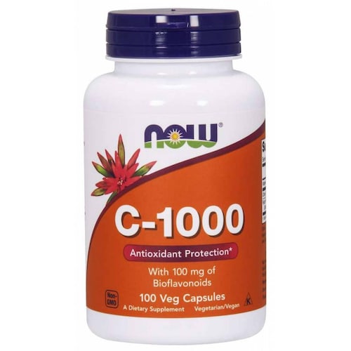 Vitamina C Now Vitamina C 100 Cápsulas 