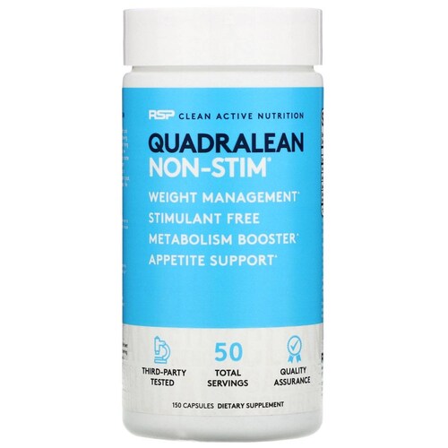 Pre entrenamiento Rsp Nutrition Quadralean 150 Cápsulas 