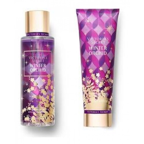 Set Loción y Crema Victoria´s Secret Winter Orchid 75 ml c/u 