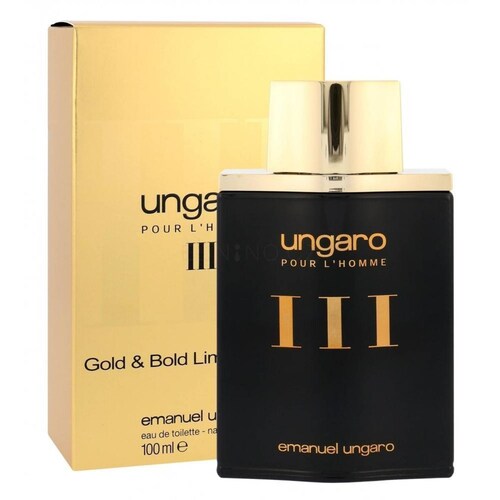 Loción Ungaro III Gold & Bold de Emanuel Ungaro EDT 100 ml 