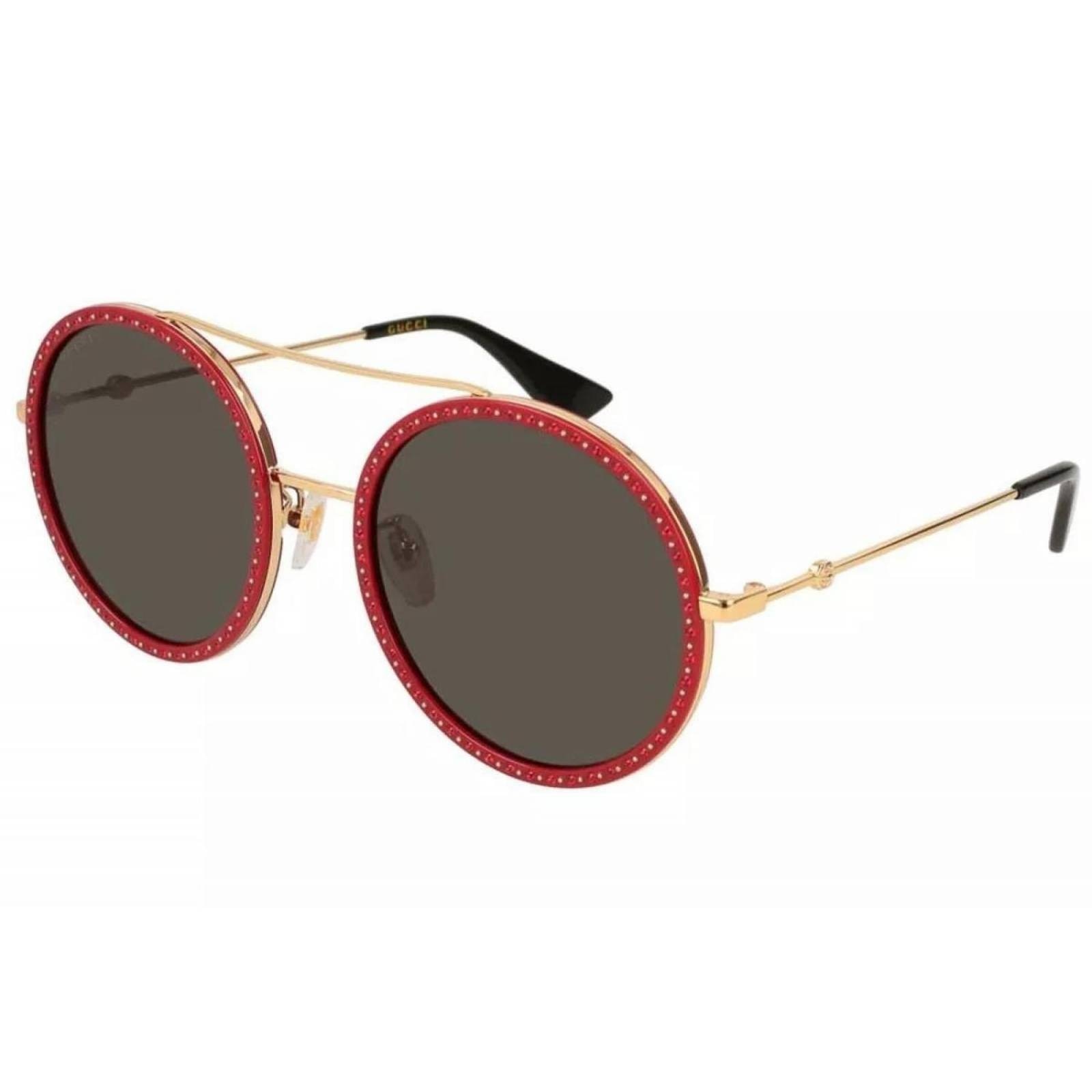 Lentes de Sol Gucci Gg0061s 001 Round Double Bridge