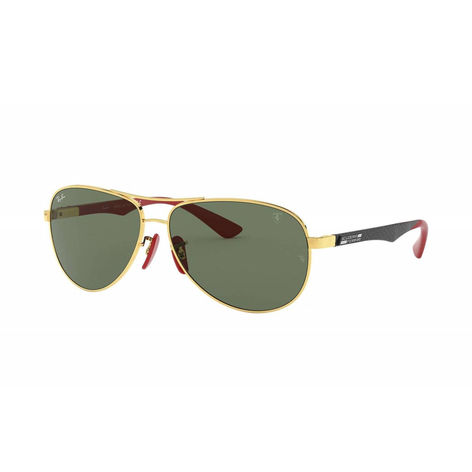 Lentes de Sol Ray Ban Rb8313m F008 71 Aviator Scuderia Ferrari