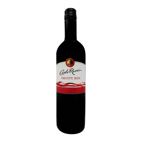 Caja de 12 Vino Tinto Carlo Rossi Fruity Red 750 ml 
