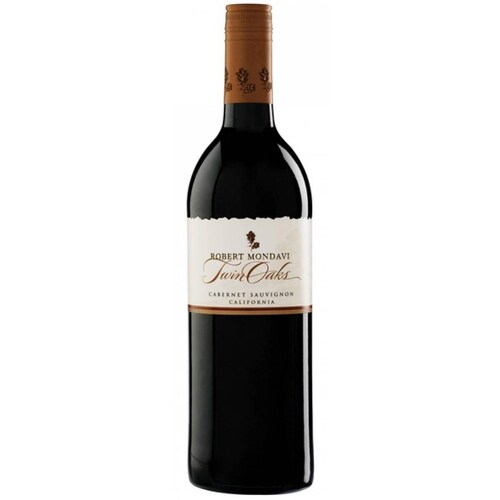 Caja de 12 Vino Tinto Robert Mondavi Twin Oaks Cabernet Sauvignon 750 ml 