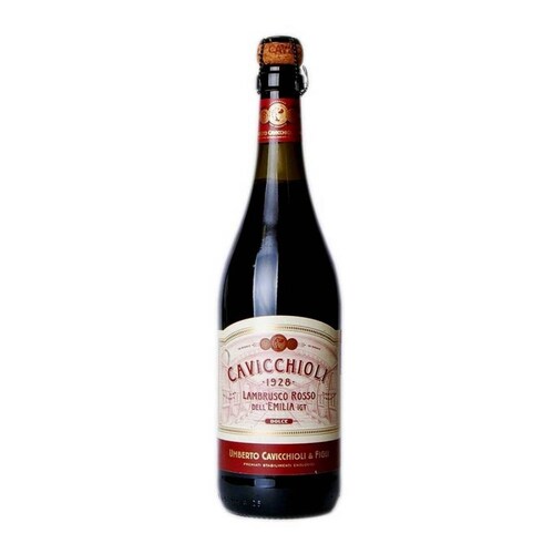 Caja de 6 Vino Tinto Cavicchioli 1928 Lambrusco 750 ml 