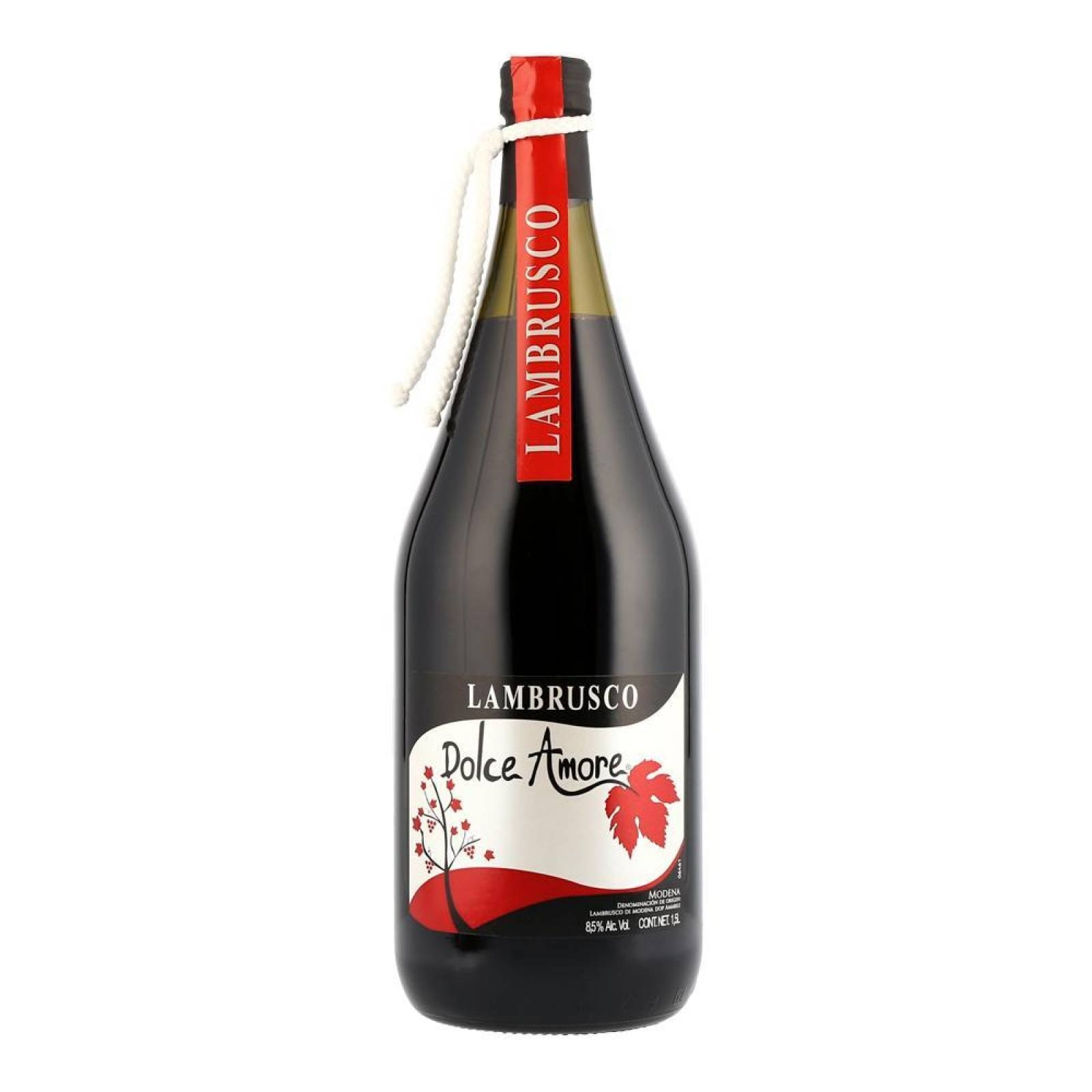 Caja de 6 vino tinto dolce amore lambrusco 1.5 l - Sears