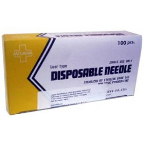 Mesoterapia Misawa 30G x 4mm aguja hipodérmica 100 Agujas. 
