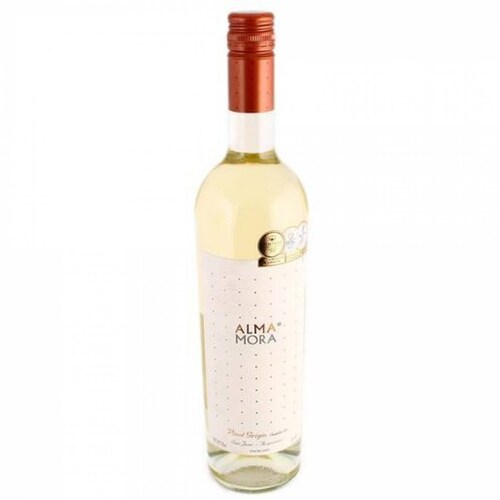 Caja de 12 Vino Blanco Alma Mora Pinot Grigio 750 ml 