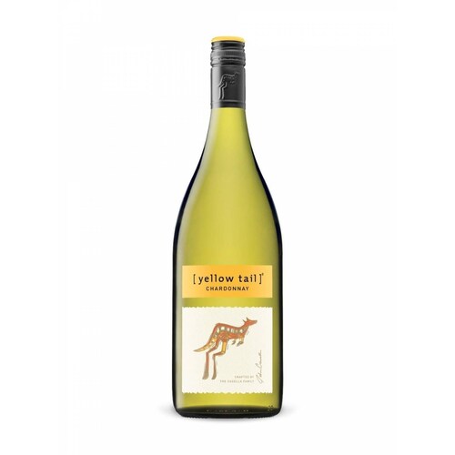 Caja de 12 Vino Blanco Yellow Tail Chardonnay 750 ml 