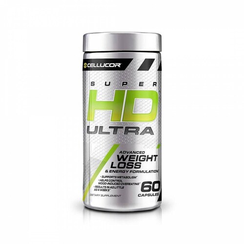 Pre entrenamiento Cellucor Super Hd Ultra 60 Cápsulas 