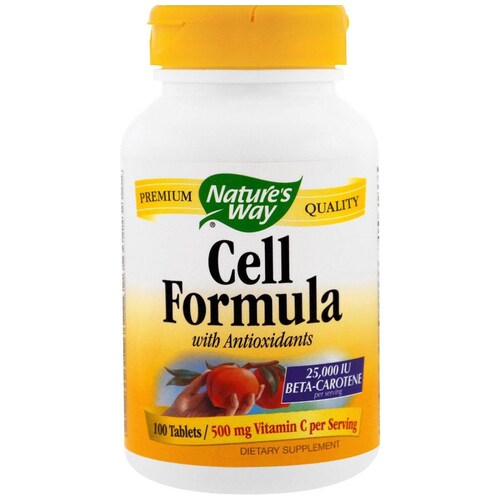 Antioxidantes Nature's Way Cell Formula 60 Cápsulas 