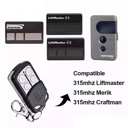 Mando a Distancia Universal Control Puerta Automatica Merik Liftmaster Craftman Chamberlain 315mhz 