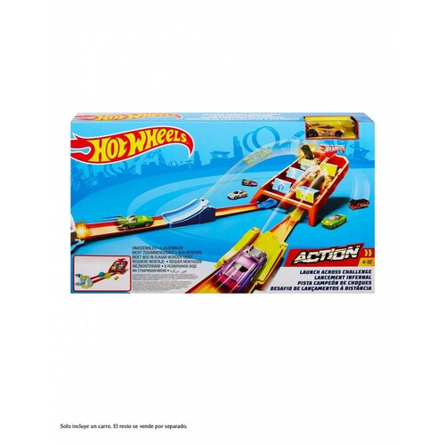 Pista Vueltas y Choques Hot Wheels 