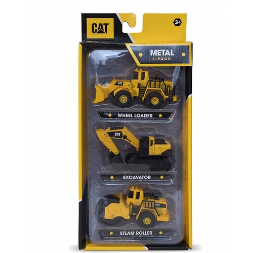 Vehículo Die Cast 3 Pack Trucks Cat 
