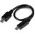 Cable usb otg 20cm adaptador micro usb a mini usb . 