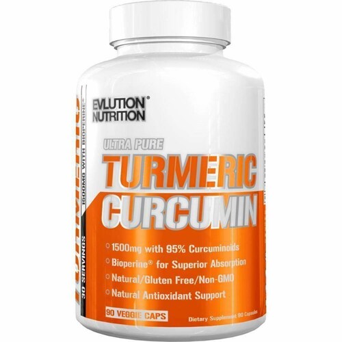 Vitaminas Evl Turmeric Cúrcuma 90 Cápsulas 