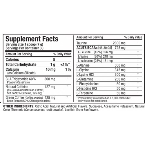 Aminoácidos Allmax Nutrition Aminocuts 30 Servicios 