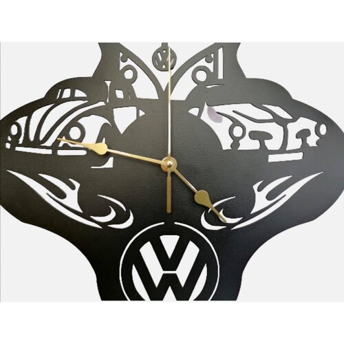 Reloj de Pared Metálico VW 