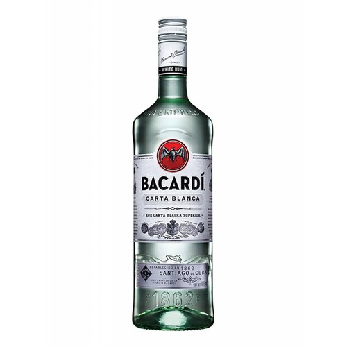 Pack de 4 Ron Bacardi Carta Blanca 980 ml 