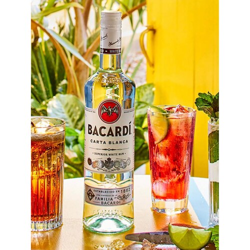 Pack de 4 Ron Bacardi Carta Blanca 980 ml 
