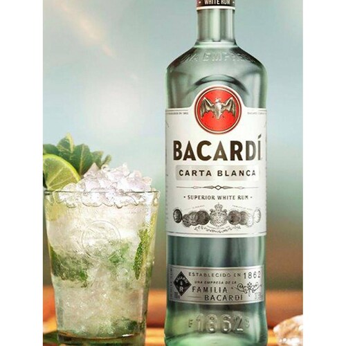 Pack de 4 Ron Bacardi Carta Blanca 980 ml 