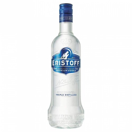 Pack de 2 Vodka Eristoff 700 ml 