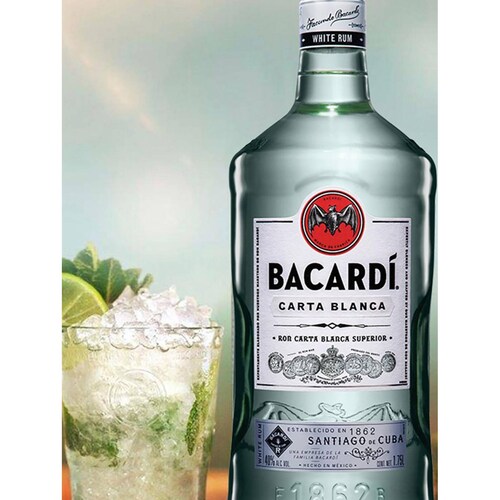 Pack de 4 Ron Bacardi Carta Blanca 1.75 L 