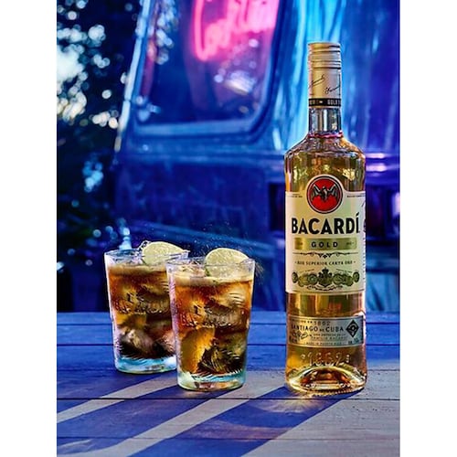 Pack de 4 Ron Bacardi Carta Oro 200 ml 