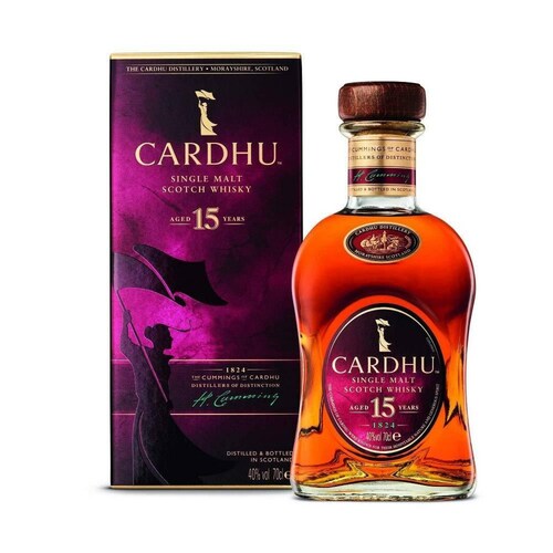 Pack de 4 Whisky Cardhu Single Malt 15 Años 700 ml 