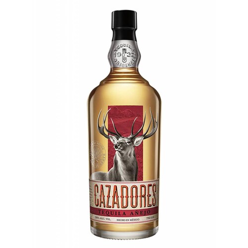 Pack de 12 Tequila Cazadores Añejo 750 ml 