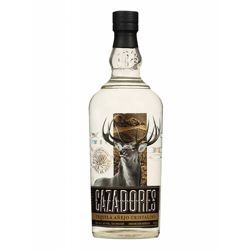 Pack de 12 Tequila Cazadores Añejo Cristalino 750 ml 