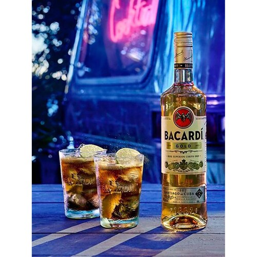 Pack de 6 Ron Bacardi Carta Oro 980 ml 