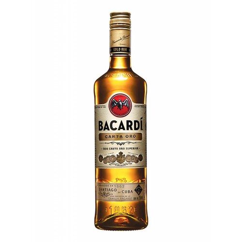 Pack de 6 Ron Bacardi Carta Oro 750 ml 