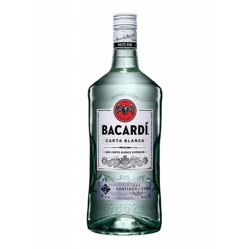 Pack de 2 Ron Bacardi Carta Blanca 1.75 L 