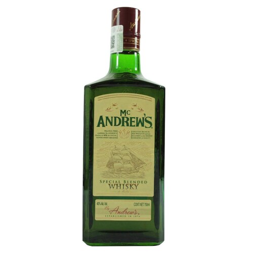 Pack de 2 Whisky Mc Andrews Blend 750 ml 