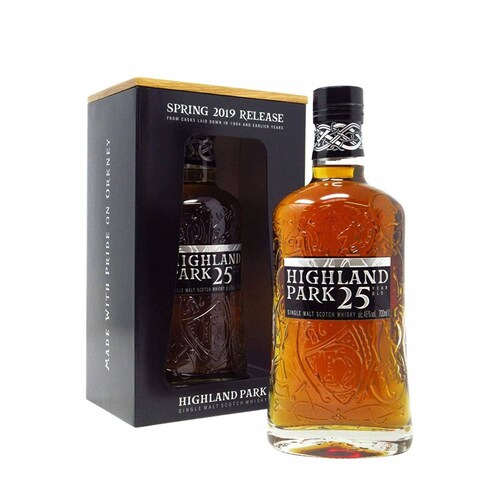 Pack de 6 Whisky Highland Park Single Malt 25 Años 700 ml 