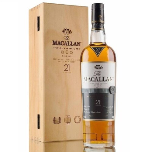 Pack de 2 Whisky The Macallan Single Malt 21 Años 700 ml 