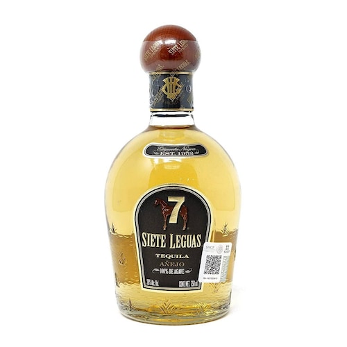 Pack de 4 Tequila 7 Leguas Añejo 3 L 