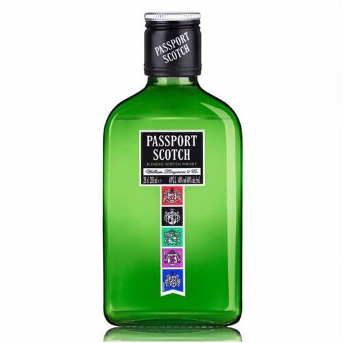Pack de 12 Whisky Passport Blend 200 ml 